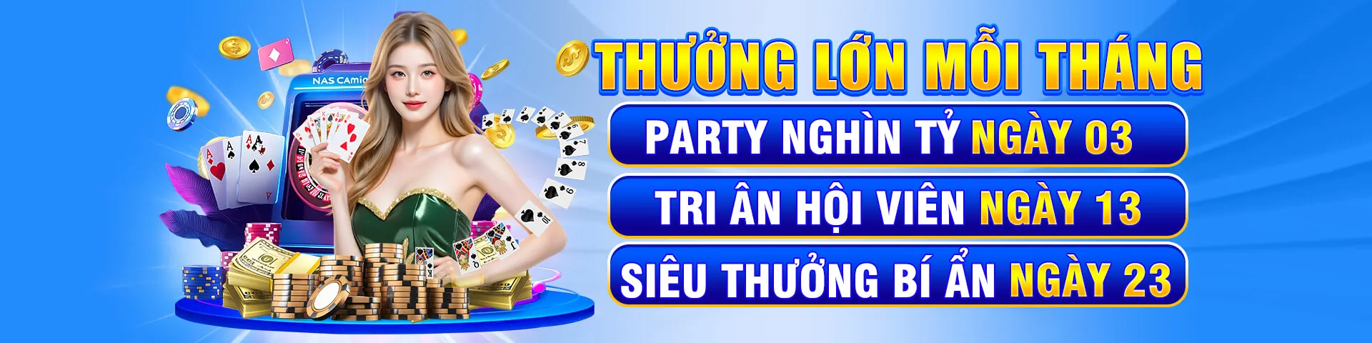 Máy đánh bạc Kubet19 đăng nhập với hiệu ứng ánh sáng xanh vàng